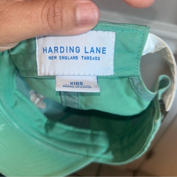 Kids Mint Green Cap with Gingerbread Design - Picture 5 of 6